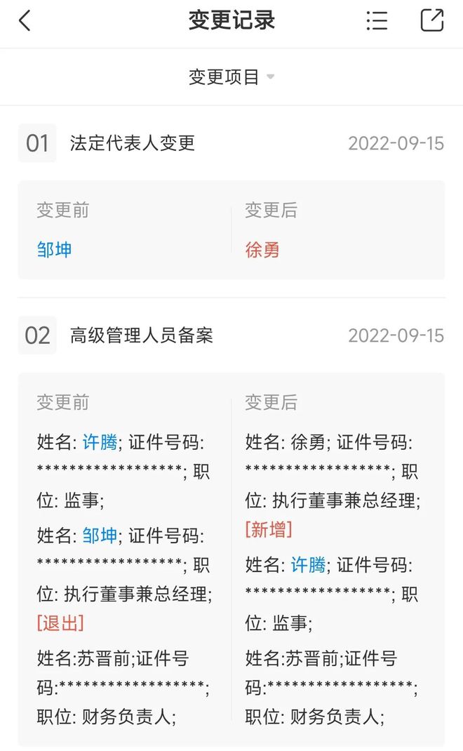 人事變更動(dòng)態(tài) 龔震宇任家樂福中國(guó)CEO，麗水蘇寧易購(gòu)法人變更