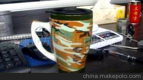 迷彩不銹鋼陶瓷杯 實(shí)用與時(shí)尚的結(jié)合